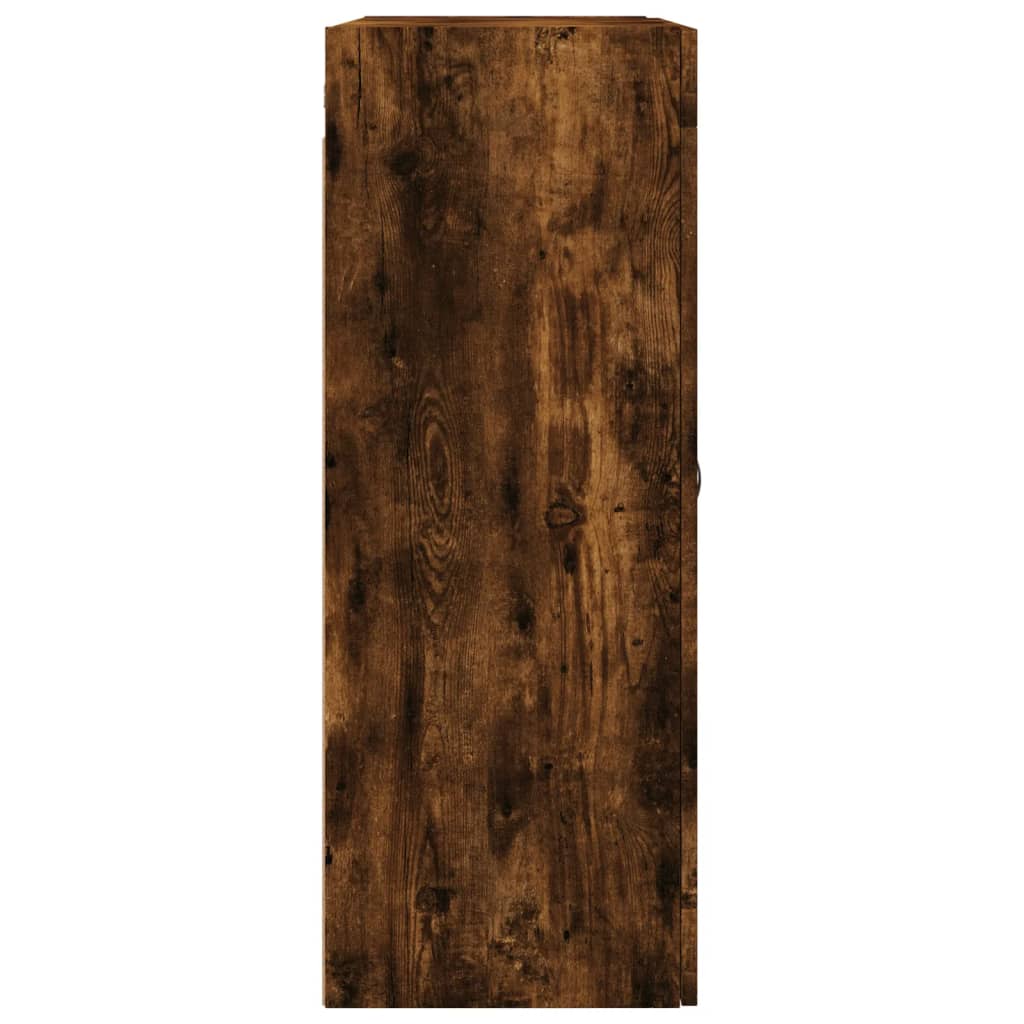 Nástěnná Skříňka Kouřový Dub 69,5 X 34 X 90 Cm Kompozitní Dřevo