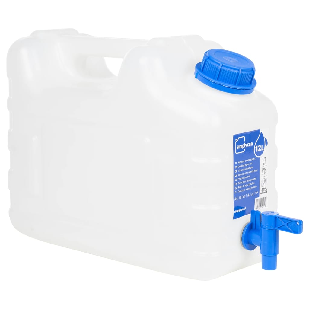 Zásobník Na Vodu S Kohoutkem Průhledný Plast