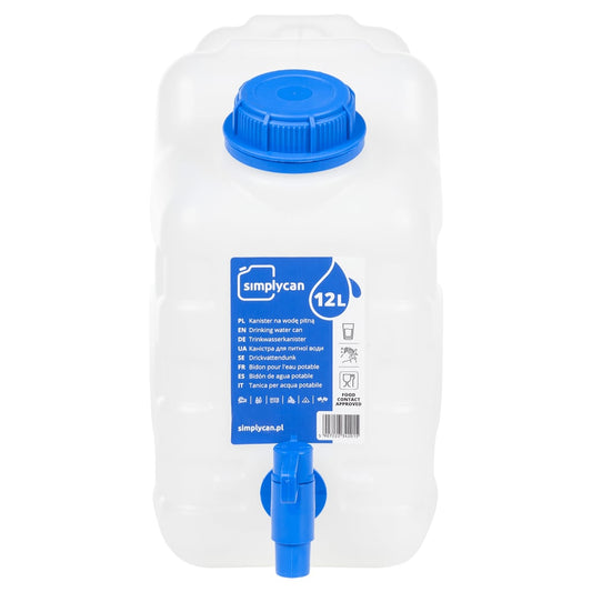Zásobník Na Vodu S Kohoutkem Průhledný Plast