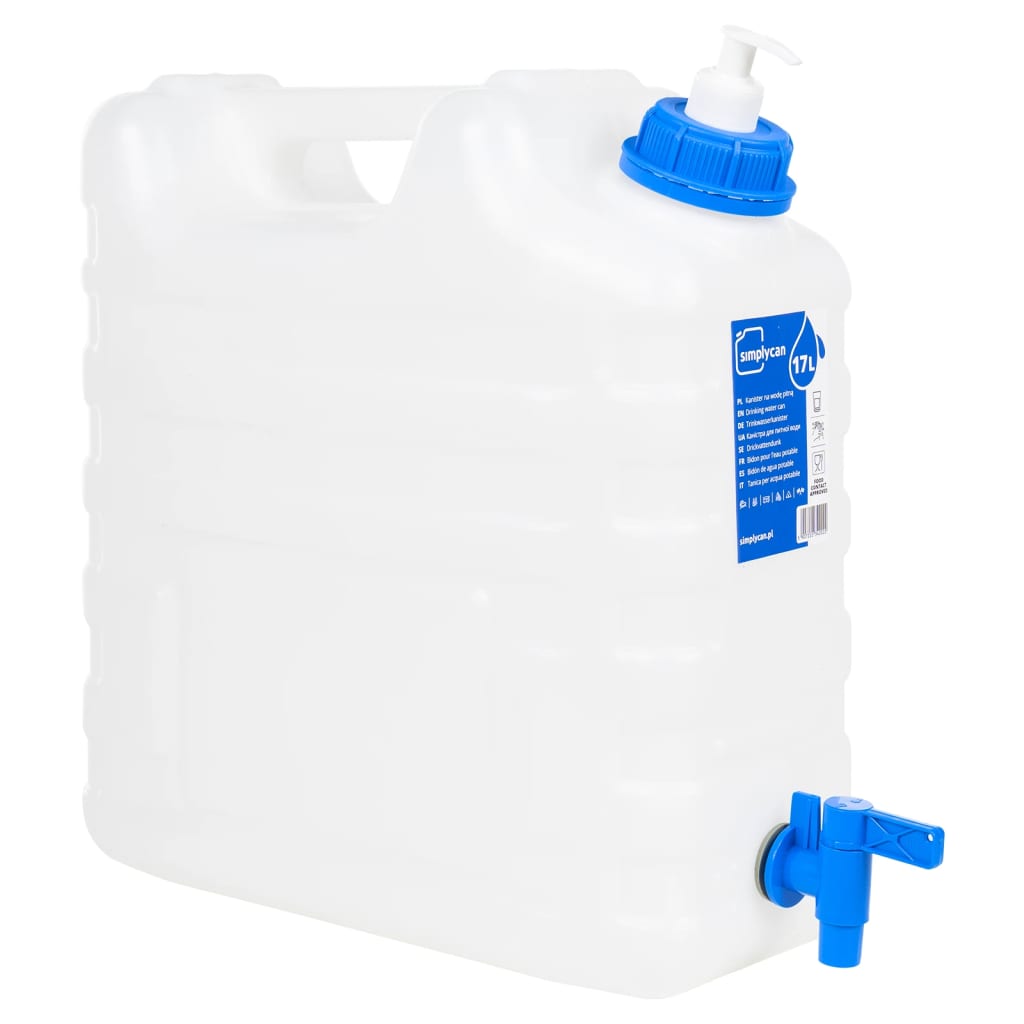 Zásobník Na Vodu S Kohoutkem Průhledný Plast