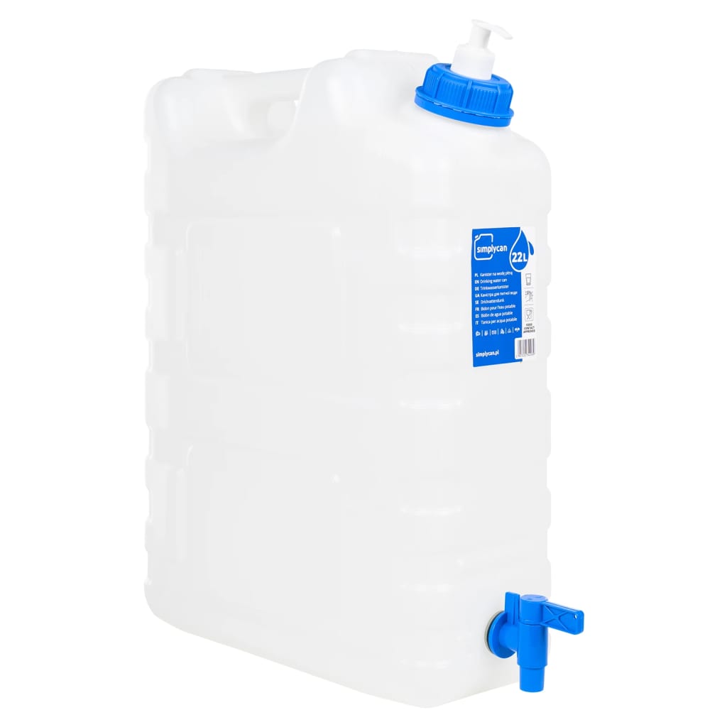 Zásobník Na Vodu S Kohoutkem Průhledný Plast