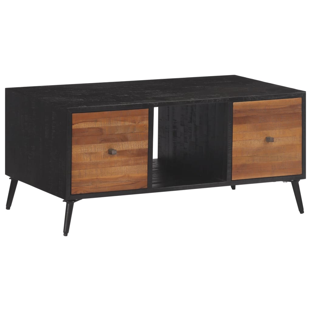 Konferenční Stolek 90 X 50 X 41 Cm Masivní Recyklovaný Teak