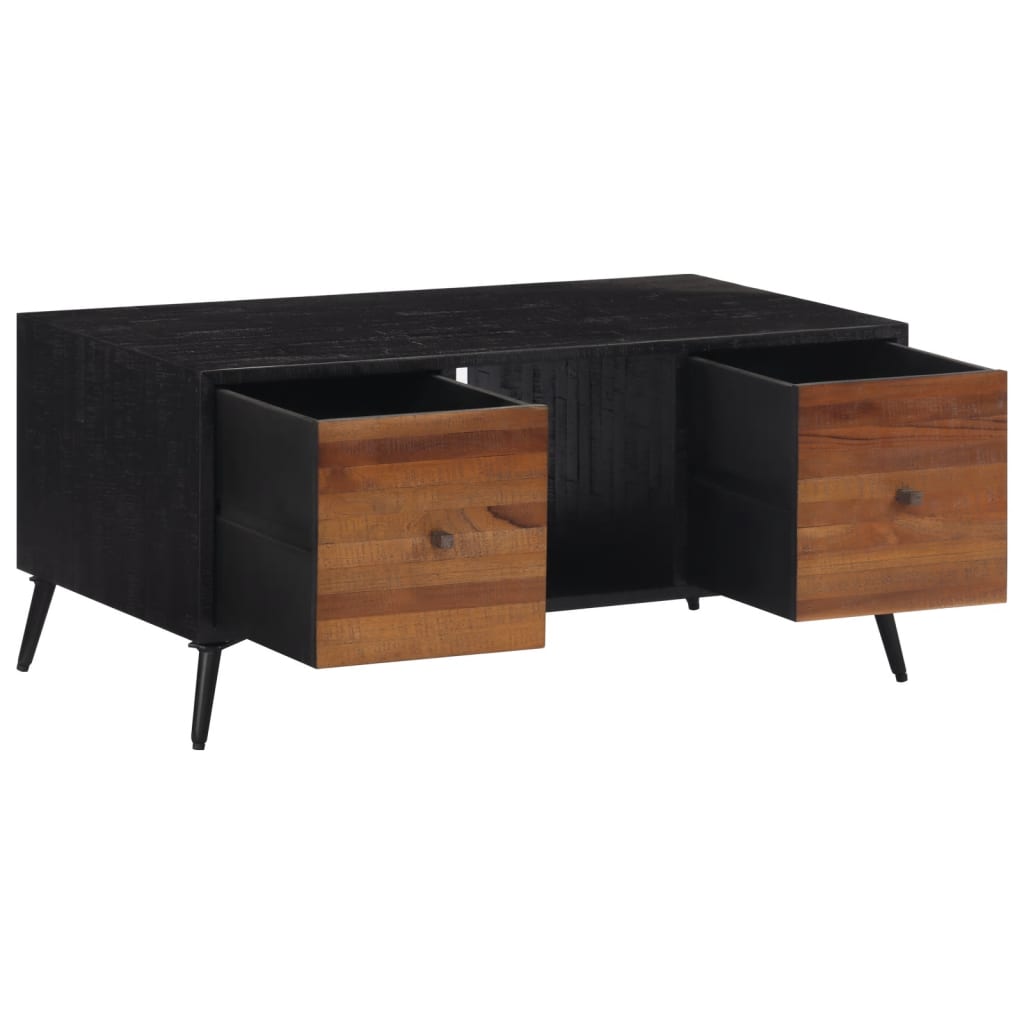 Konferenční Stolek 90 X 50 X 41 Cm Masivní Recyklovaný Teak