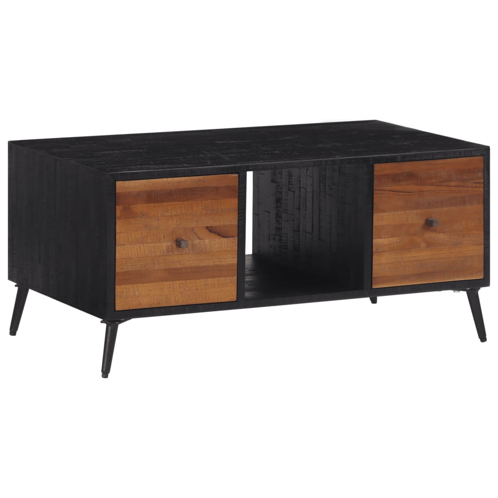 Konferenční Stolek 90 X 50 X 41 Cm Masivní Recyklovaný Teak
