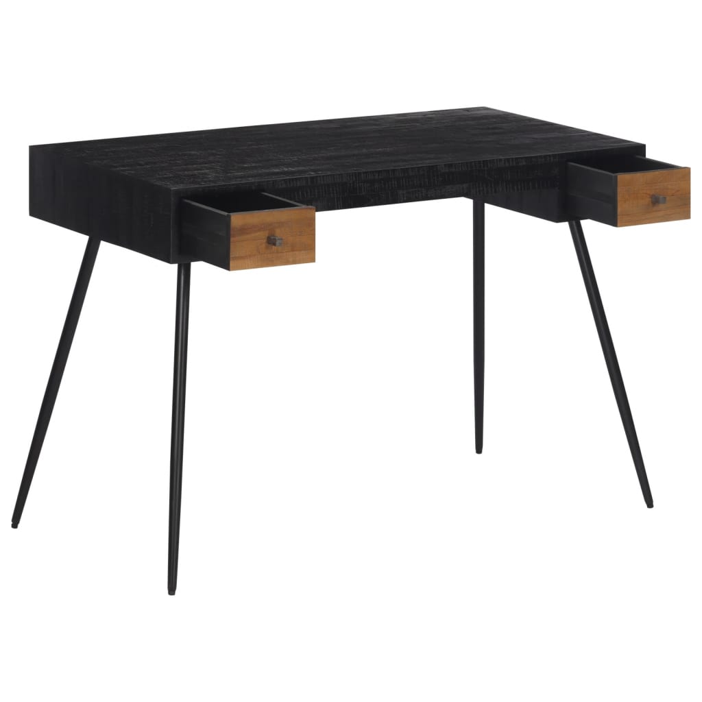 Psací Stůl 117 X 56,5 X 75 Cm Masivní Recyklovaný Teak