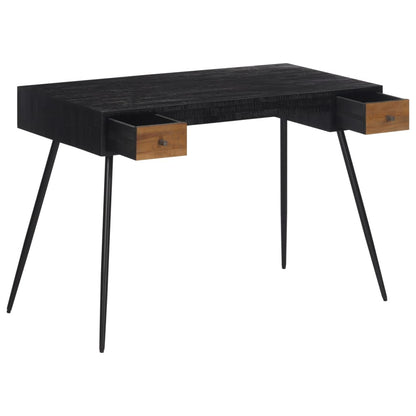Psací Stůl 117 X 56,5 X 75 Cm Masivní Recyklovaný Teak