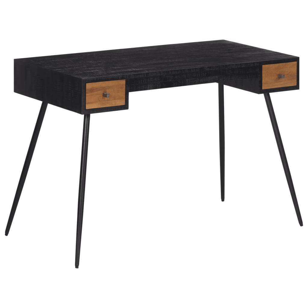 Psací Stůl 117 X 56,5 X 75 Cm Masivní Recyklovaný Teak