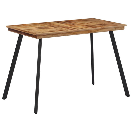 Jídelní Stůl 120 X 62 X 76 Cm Masivní Teakové Dřevo