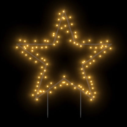 Vánoční Světelná Dekorace S Hroty Hvězda 115 Led Diod 85 Cm Černá