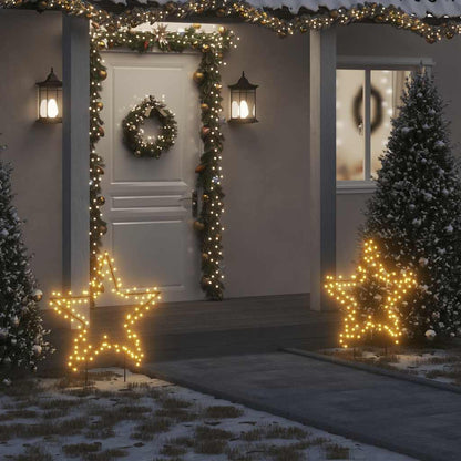 Vánoční Světelná Dekorace S Hroty Hvězda 115 Led Diod 85 Cm Černá