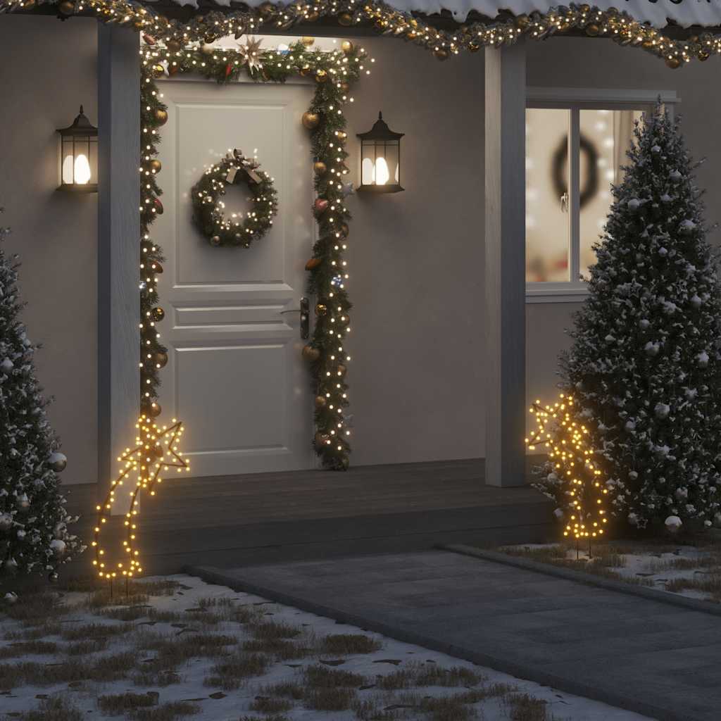 Vánoční Světelná Dekorace S Hroty Kometa 80 Led Diod