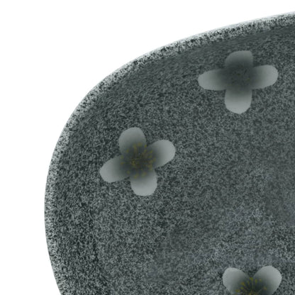 Umyvadlo Na Desku Modré Oválné Keramika