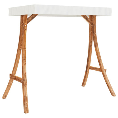 Zahradní Houpačka Se Stříškou Masivní Smrk S Teakovou Úpravou