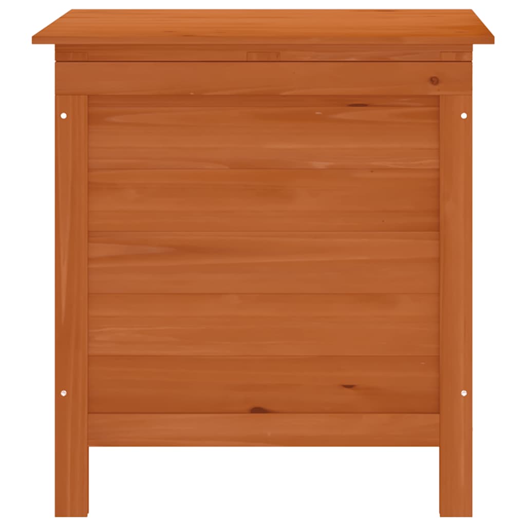 Zahradní Úložný Box Hnědý 50X49X56,5 Cm Masivní Jedlové Dřevo