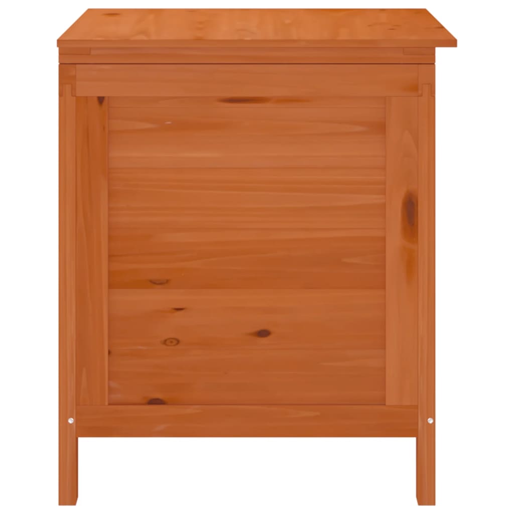 Zahradní Úložný Box Hnědý 50X49X56,5 Cm Masivní Jedlové Dřevo