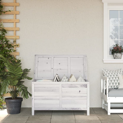 Zahradní Úložný Box Hnědý 50X49X56,5 Cm Masivní Jedlové Dřevo