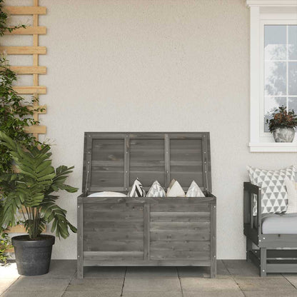 Zahradní Úložný Box Hnědý 50X49X56,5 Cm Masivní Jedlové Dřevo