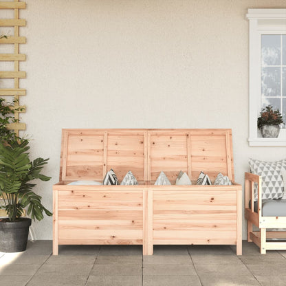 Zahradní Úložný Box Hnědý 50X49X56,5 Cm Masivní Jedlové Dřevo