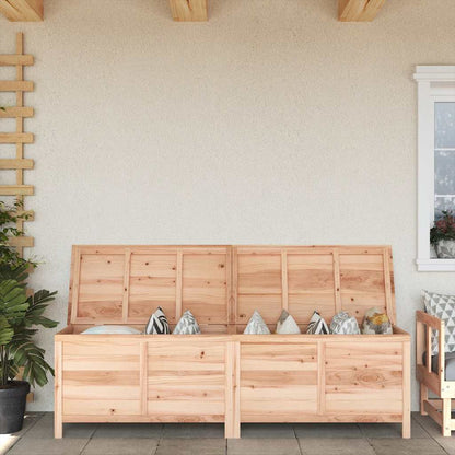 Zahradní Úložný Box Hnědý 50X49X56,5 Cm Masivní Jedlové Dřevo