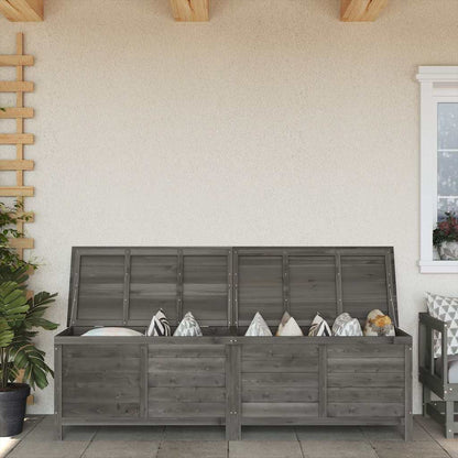 Zahradní Úložný Box Hnědý 50X49X56,5 Cm Masivní Jedlové Dřevo