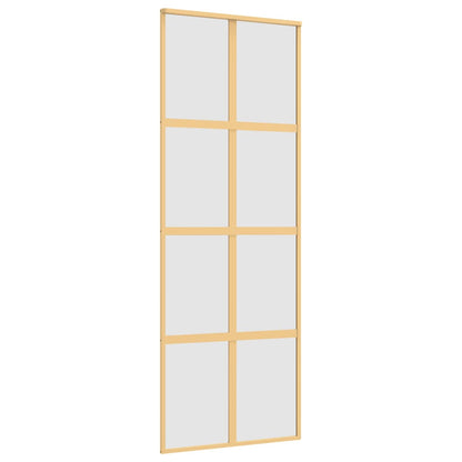 Posuvné Dveře Zlaté Esg Sklo A Hliník Zlatá