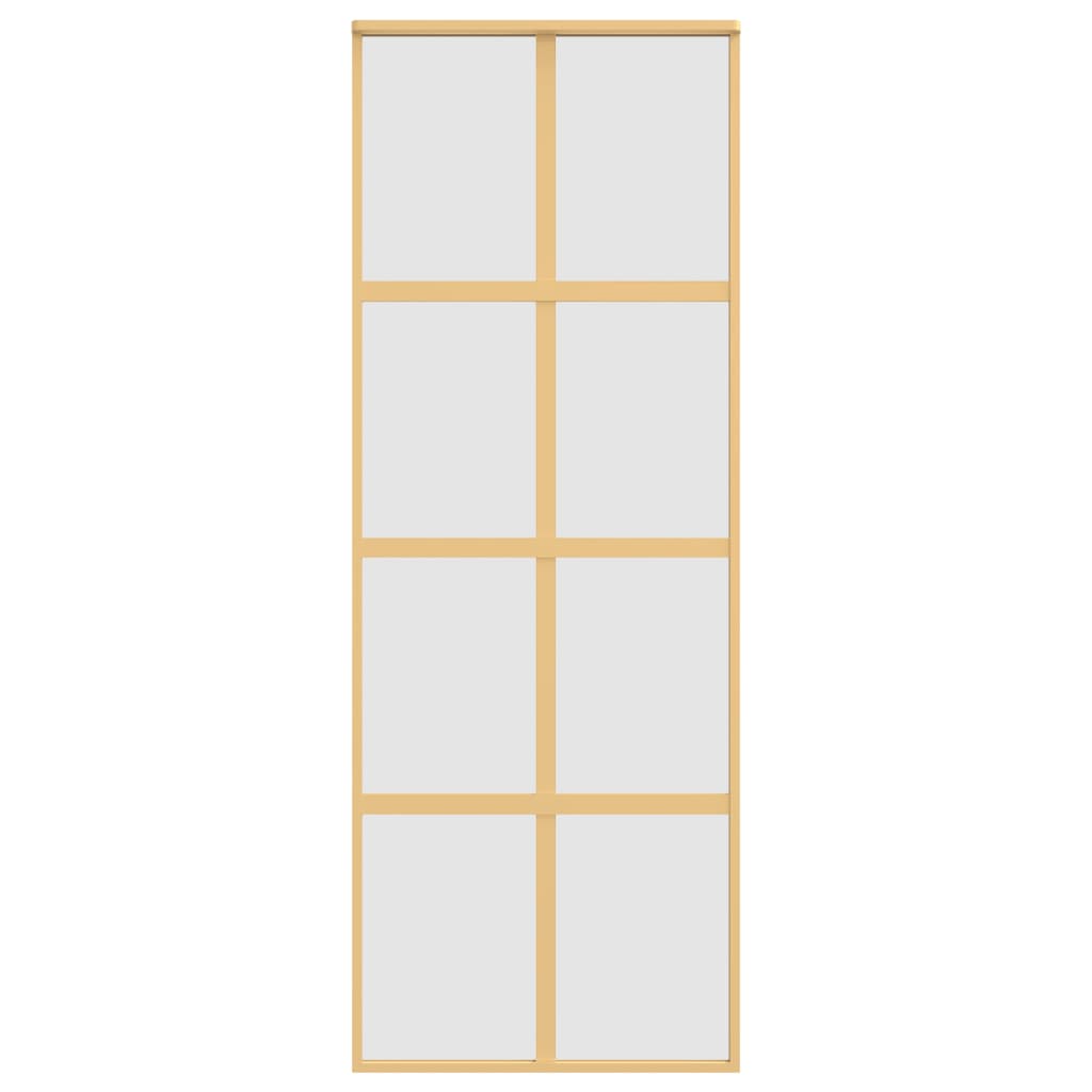 Posuvné Dveře Zlaté Esg Sklo A Hliník Zlatá