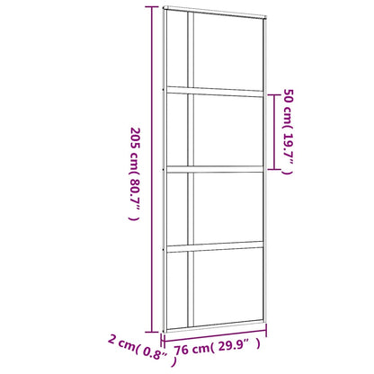 Posuvné Dveře Zlaté Čiré Esg Sklo A Hliník Zlatá