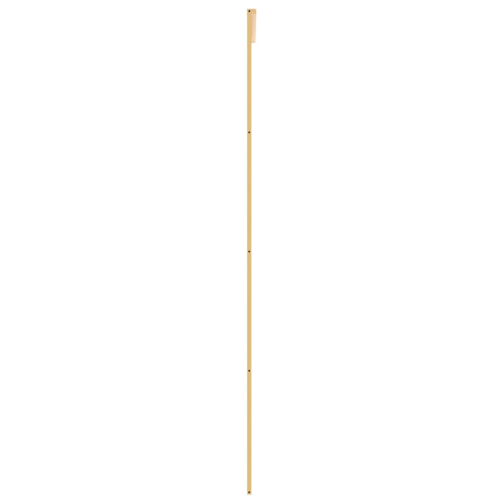 Posuvné Dveře Zlaté 90 X 205 Cm Čiré Esg Sklo A Hliník