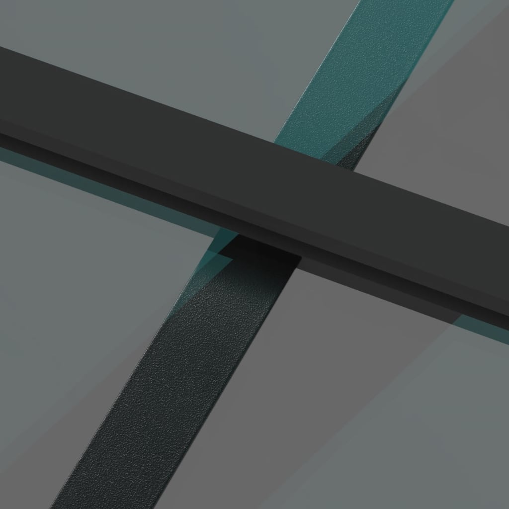 Posuvné Dveře Černé 102,5 X 205 Cm Tvrzené Sklo A Hliník Černá