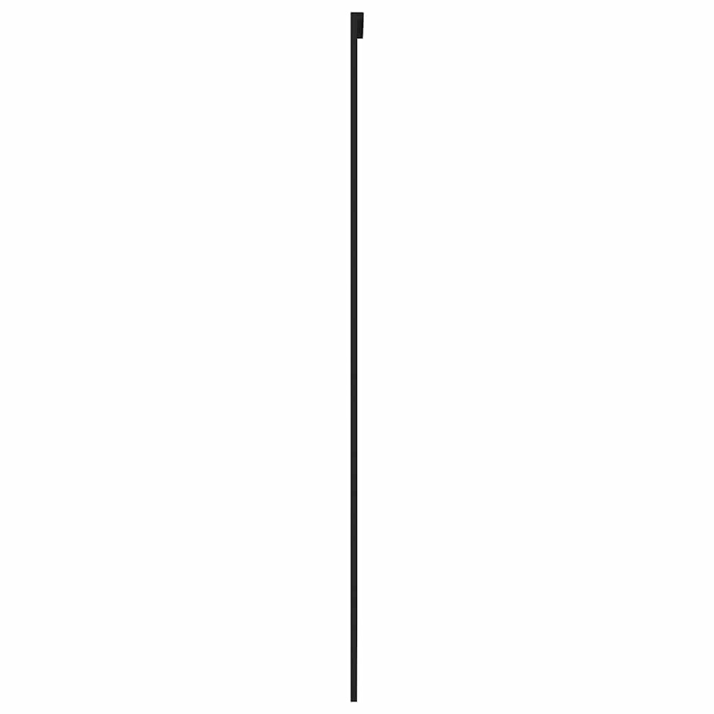 Posuvné Dveře Černé 102,5 X 205 Cm Tvrzené Sklo A Hliník