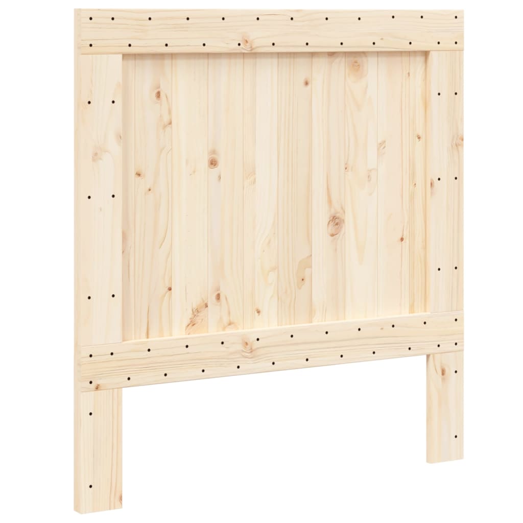 Čelo Postele Masivní Borové Dřevo