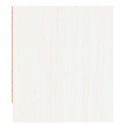 Noční Stolky 2 Ks Bílé 40 X 31 X 35,5 Cm Masivní Borové Dřevo