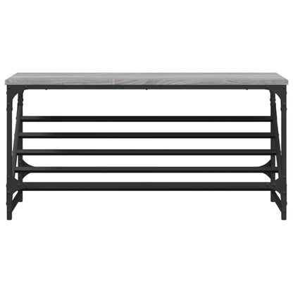 Botník Šedý Sonoma 90 X 30 X Kompozitní Dřevo Šedá Sonoma