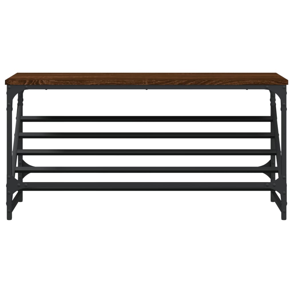 Botník 90 X 30 X Kompozitní Dřevo Hnědý Dub