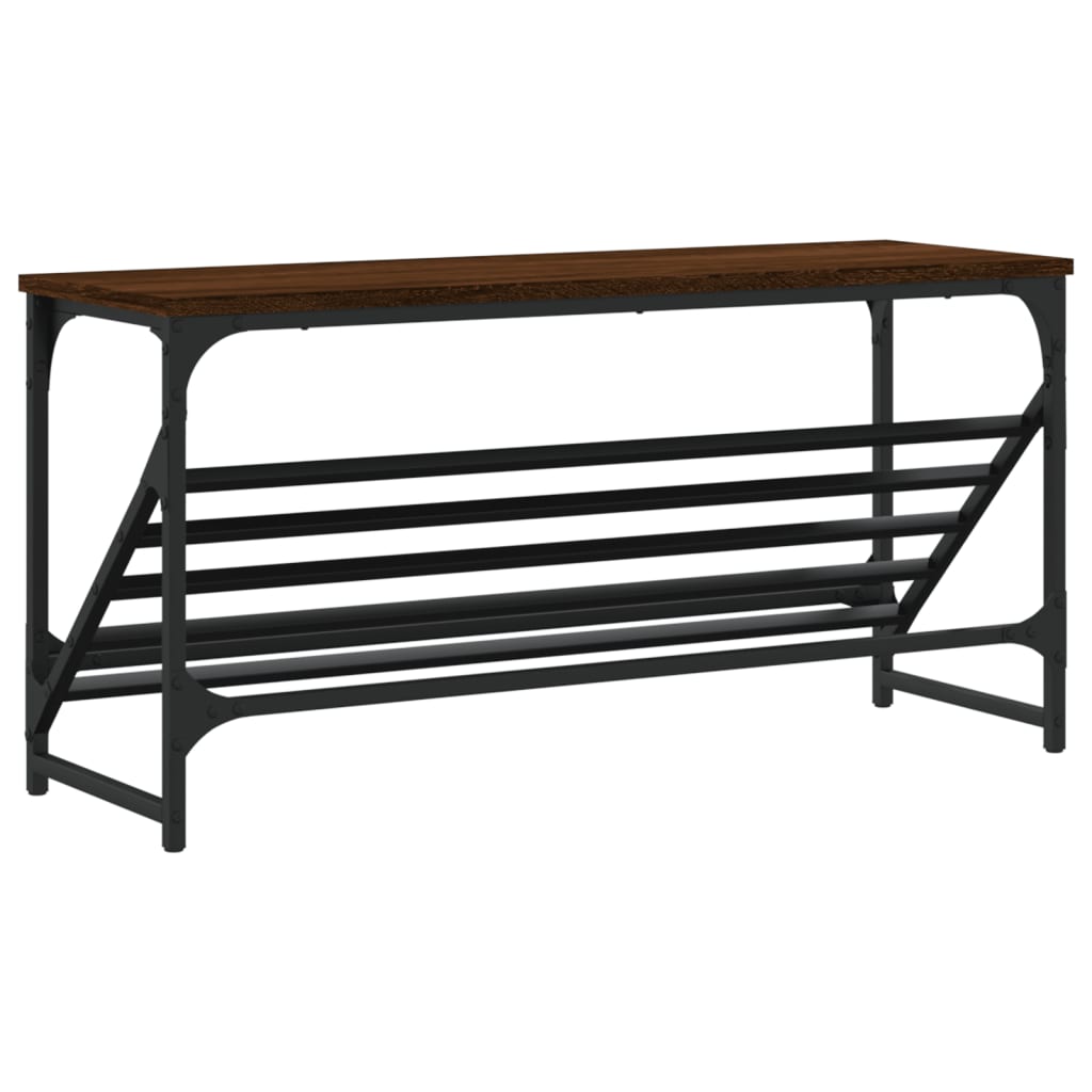 Botník 90 X 30 X Kompozitní Dřevo Hnědý Dub