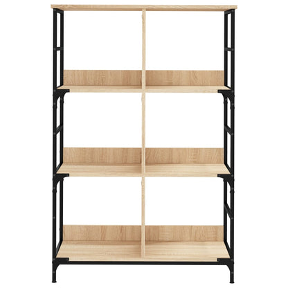 Knihovna Dub Sonoma 78,5 X 33 X 117,5 Cm Kompozitní Dřevo