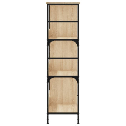Knihovna Dub Sonoma 78,5 X 33 X 117,5 Cm Kompozitní Dřevo