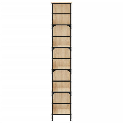 Knihovna Dub Sonoma 78,5 X 33 X 188,5 Cm Kompozitní Dřevo