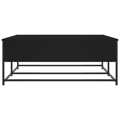 Konferenční Stolek Černý 100 X 99 X 40 Cm Kompozitní Dřevo