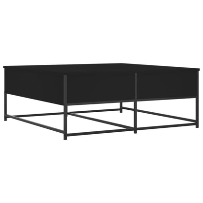 Konferenční Stolek Černý 100 X 99 X 40 Cm Kompozitní Dřevo