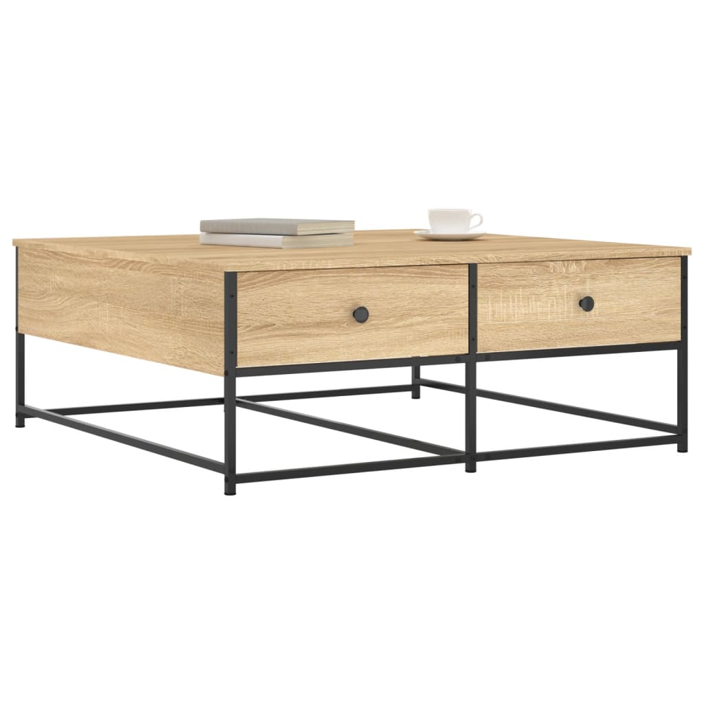 Konferenční Stolek Dub Sonoma 100 X 99 X 40 Cm Kompozitní Dřevo