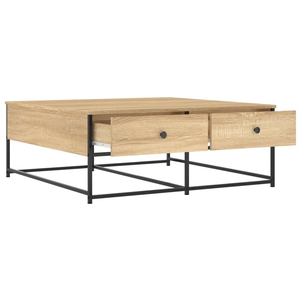 Konferenční Stolek Dub Sonoma 100 X 99 X 40 Cm Kompozitní Dřevo