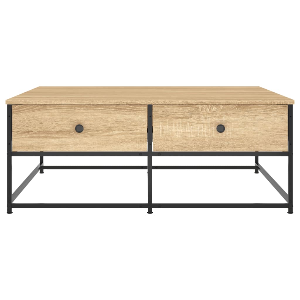 Konferenční Stolek Dub Sonoma 100 X 99 X 40 Cm Kompozitní Dřevo