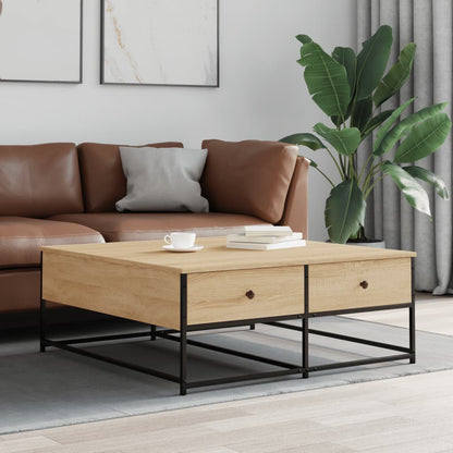Konferenční Stolek Dub Sonoma 100 X 99 X 40 Cm Kompozitní Dřevo