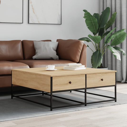 Konferenční Stolek Dub Sonoma 100 X 99 X 40 Cm Kompozitní Dřevo