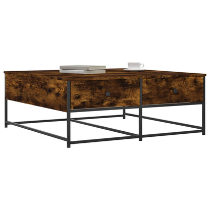 Konferenční Stolek Kouřový Dub 100X99X40 Cm Kompozitní Dřevo