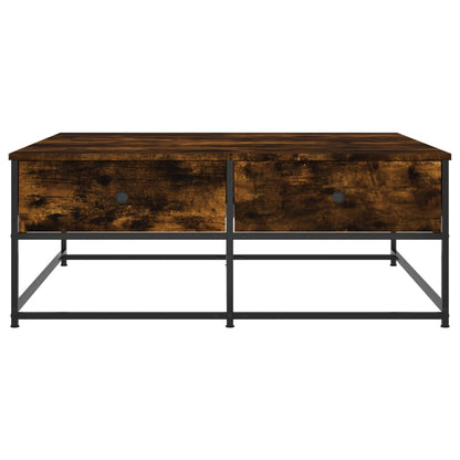 Konferenční Stolek Kouřový Dub 100X99X40 Cm Kompozitní Dřevo