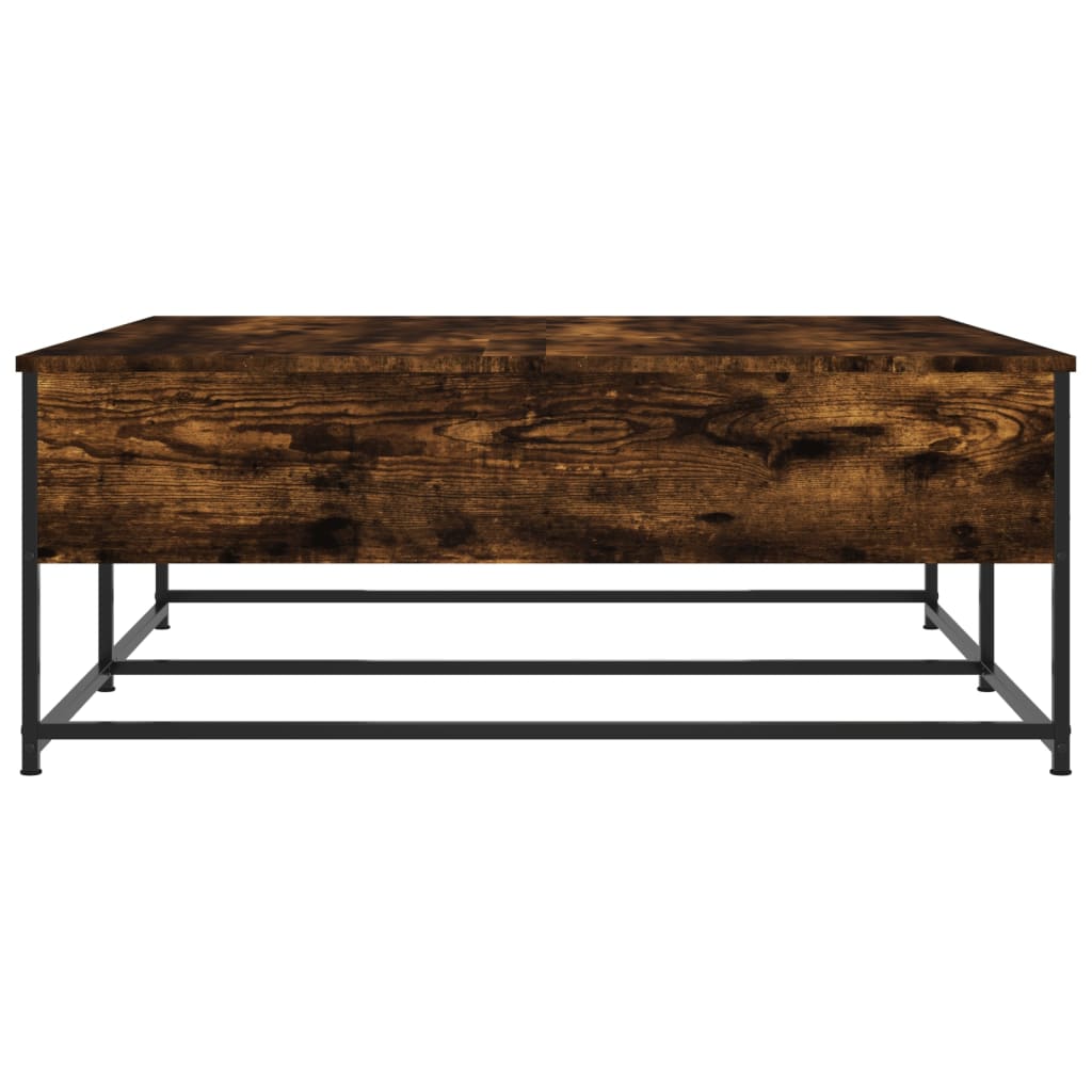 Konferenční Stolek Kouřový Dub 100X99X40 Cm Kompozitní Dřevo