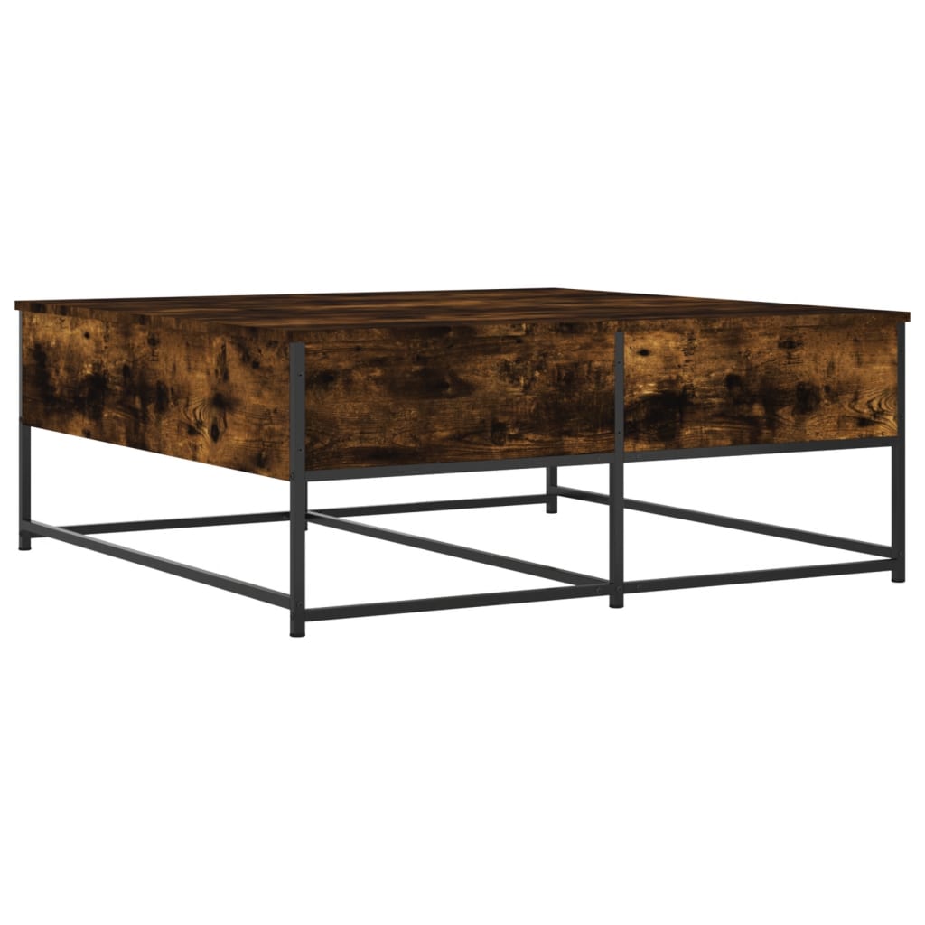 Konferenční Stolek Kouřový Dub 100X99X40 Cm Kompozitní Dřevo