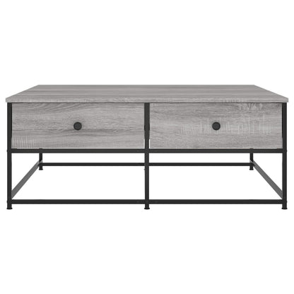 Konferenční Stolek Šedý Sonoma 100X99X40 Cm Kompozitní Dřevo